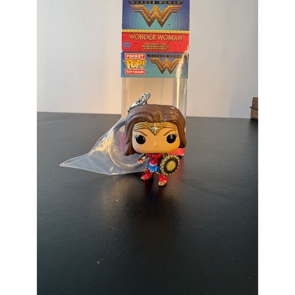Funko Pocket Pop Wonder Woman Keychain Boxed DC Vinyl Figure Mini Collectible